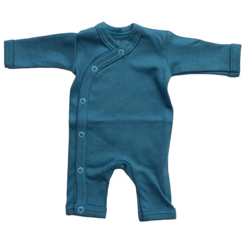 Blue suede moose præmatur heldragt blå - GOTS, str. 38, 50