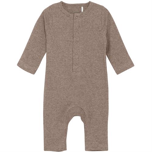 Fixoni heldragt rib brun - modal, str. 44, 50, 56, 62