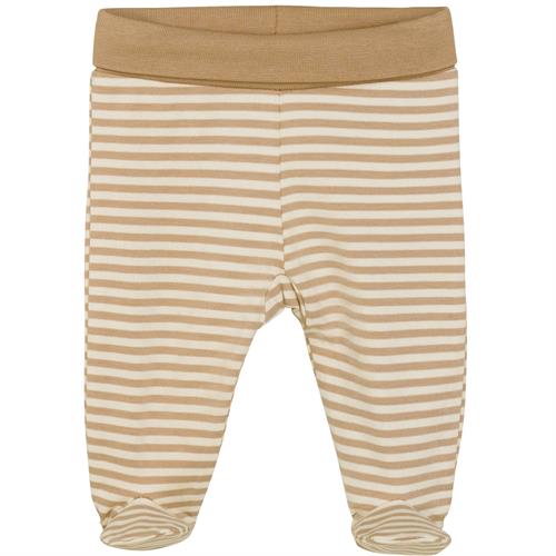 Fixoni præmatur bukser med fødder stribet brun, str. 38, 44