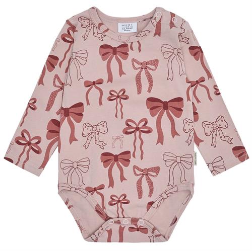Hust & Claire body rosa med sløjfer, str. 86