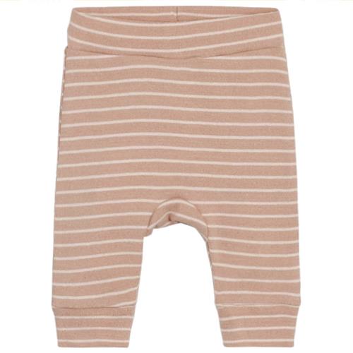 Hust & Claire bukser stribet rosa - GOTS, str. 50, 56