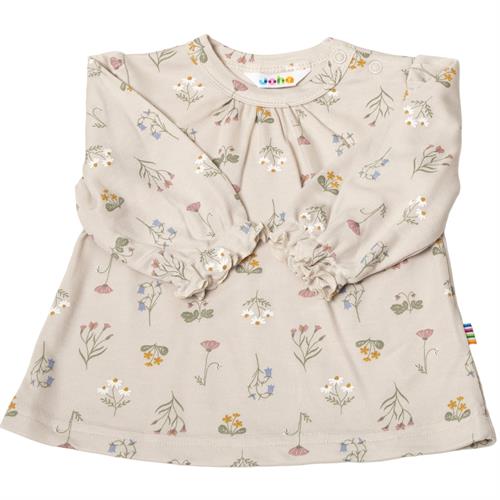 JOHA bluse bambus beige blomster, str. 90