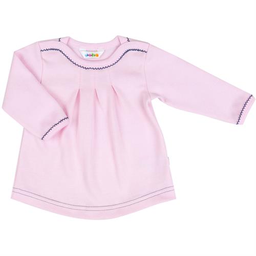 JOHA bluse økologisk lyserød, str. 80