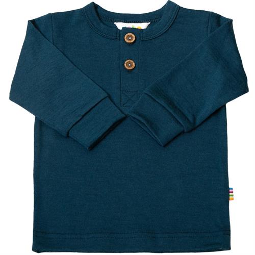JJOHA bluse uld mørkeblå, str. 70, 80, 90