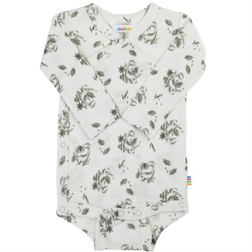 JOHA slå om-body bambus mintgrøn dino, str. 40, 50
