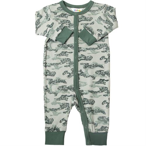 JOHA heldragt bambus grøn camouflage, str. 60, 70, 80