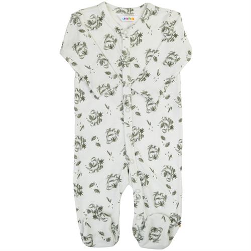 JOHA heldragt bambus mintgrøn dino, str. 40, 50, 60