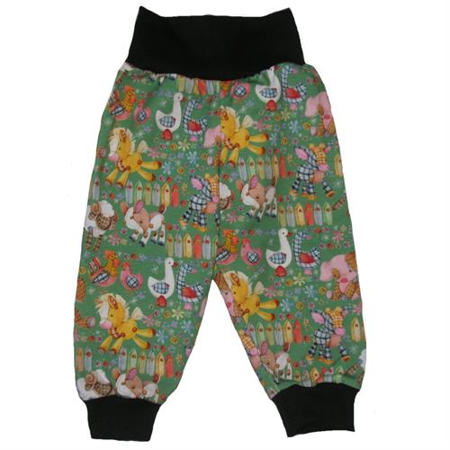 LT-design bukser jersey grøn tøjdyr, str. 74