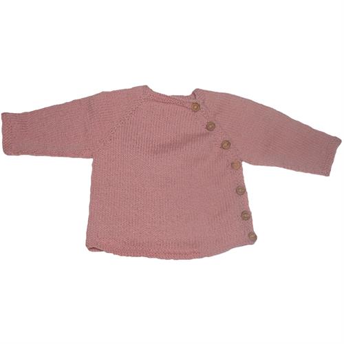 LT-design præmatur trøje uld rosa - GOTS, str. 44